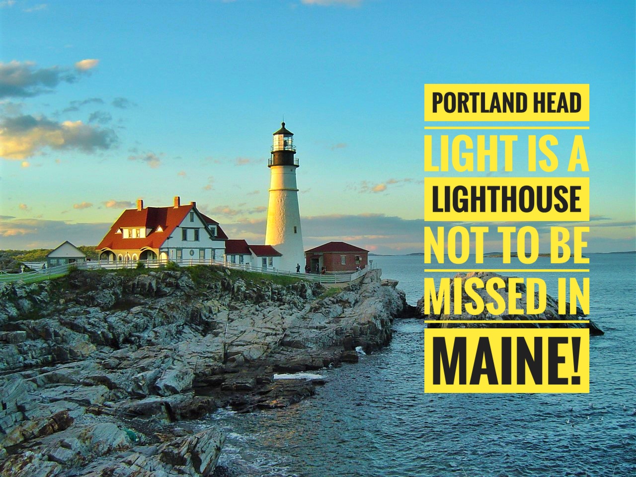 Portland Head Light is a Lighthouse Not to be Missed in Maine!