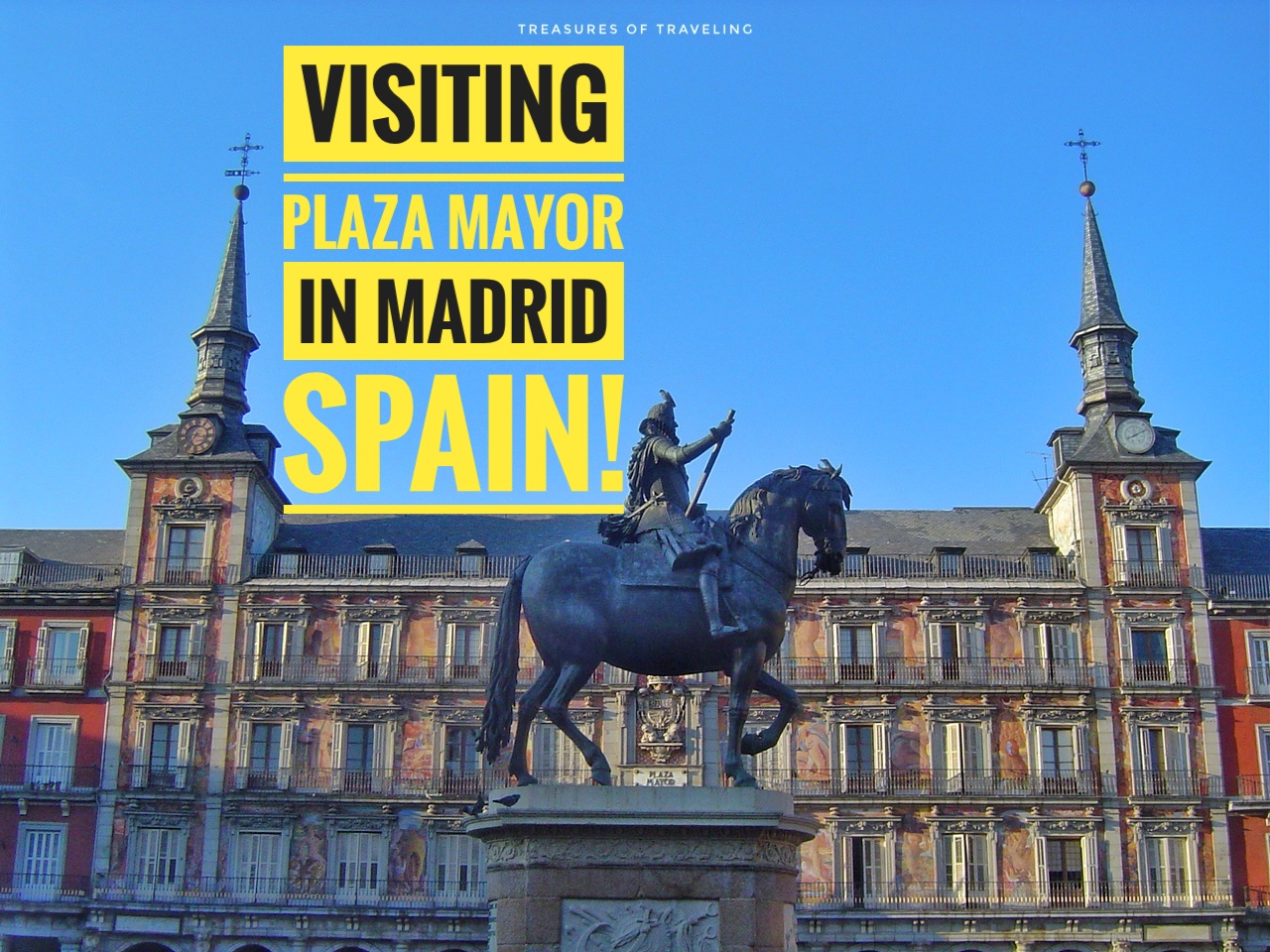 Visiting Plaza Mayor in Madrid, Spain!