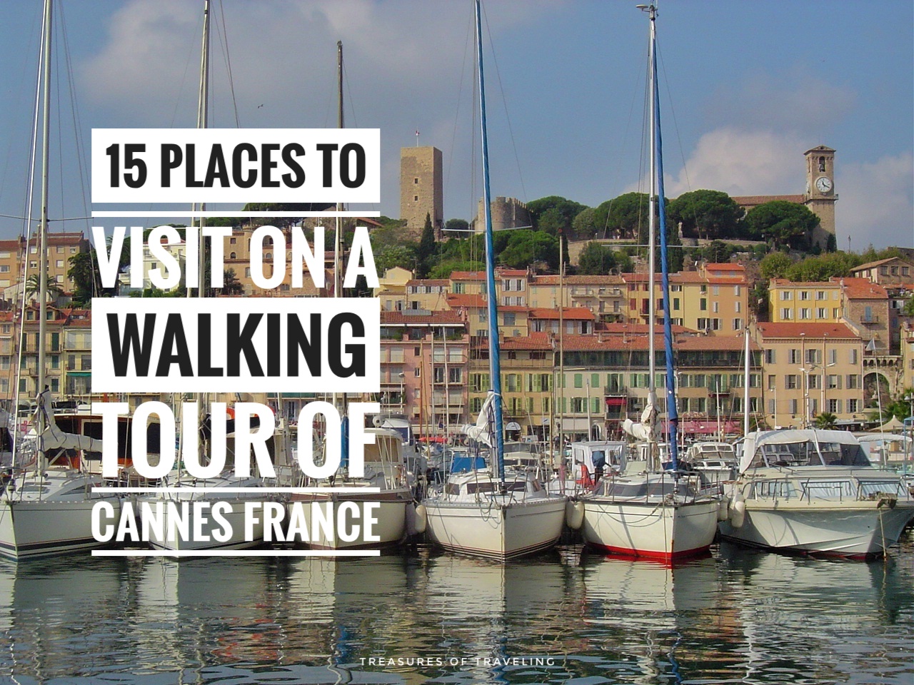 Cannes is a French city along the Mediterranean coast well known for its beautiful sandy beaches and the Cannes Film Festival. Cannes is just one of the many treasures of traveling throughout the French Riviera so check out these 15 places to visit in Cannes.