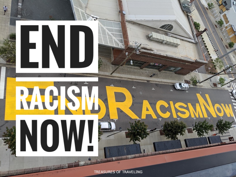 We must end racism and be anti racist! So many people think we ended racism during the civil rights movement, but that’s not true. We still have a lot of systemic racism built into so many of society's institutions. We have a lot of work to do to turn these injustices around. Talk to others and vote for politicians who will change the laws for equality because Black Lives Matter.